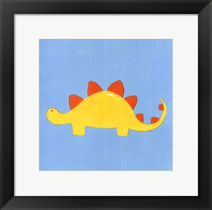 Framed Stegosaurus Print