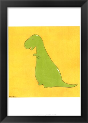 Framed T-Rex Print