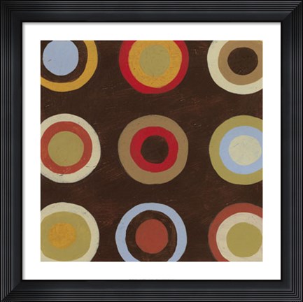 Framed Bullseye III Print