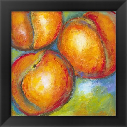 Framed Abstract Fruits II Print