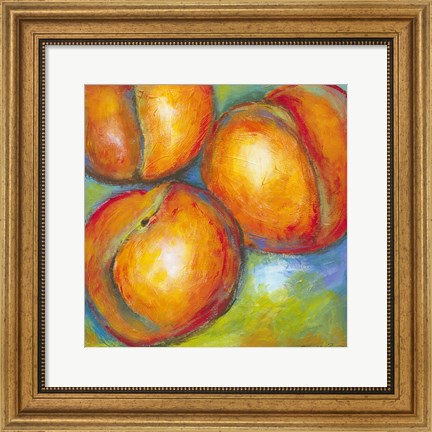 Framed Abstract Fruits II Print