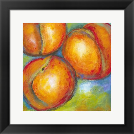 Framed Abstract Fruits II Print