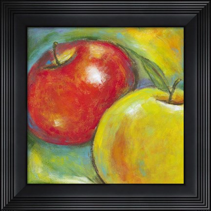 Framed Abstract Fruits IV Print