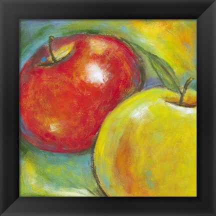 Framed Abstract Fruits IV Print