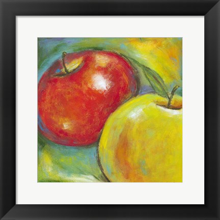 Framed Abstract Fruits IV Print