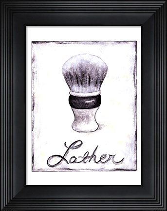 Framed Lather Print