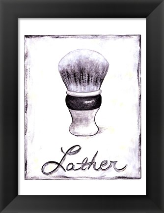 Framed Lather Print