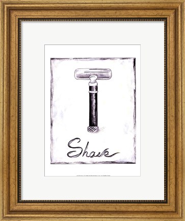 Framed Shave Print