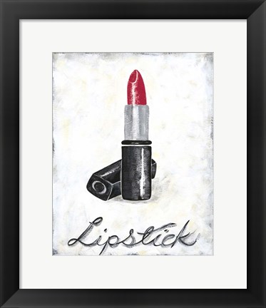 Framed Lipstick Print