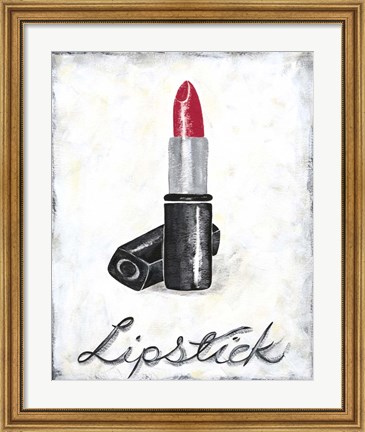 Framed Lipstick Print