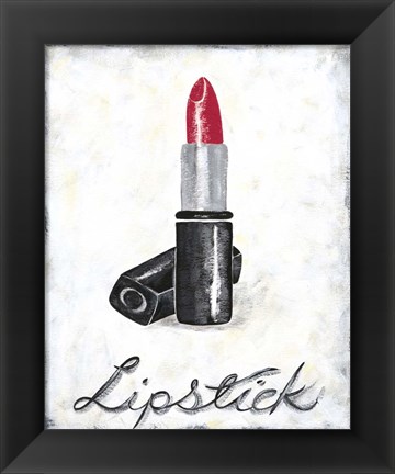 Framed Lipstick Print