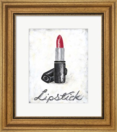 Framed Lipstick Print