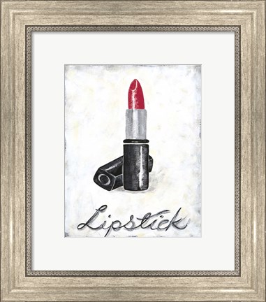 Framed Lipstick Print