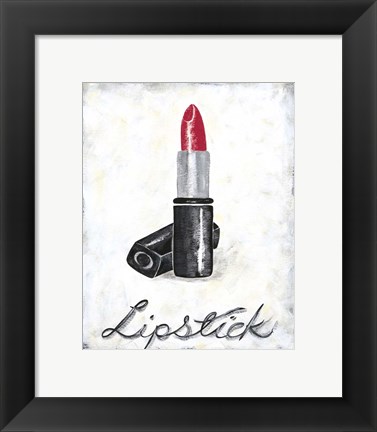 Framed Lipstick Print