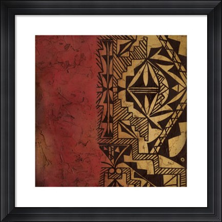 Framed Native Tradition I Print