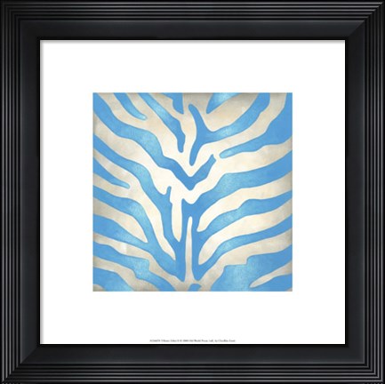 Framed Vibrant Zebra II Print