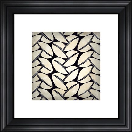 Framed Classical Leaves II Print