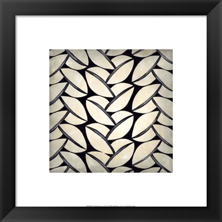 Framed Classical Leaves II Print