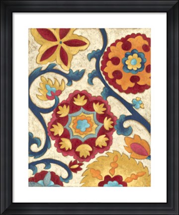 Framed Suzani Splendor I Print