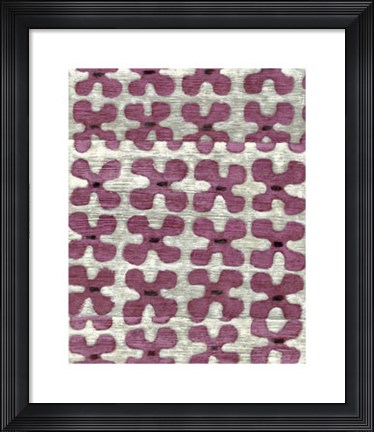 Framed Silk Road Ikat III Print