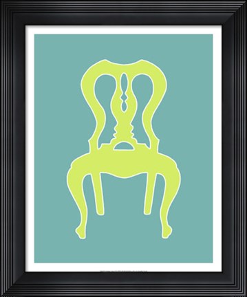 Framed Graphic Chair II Print