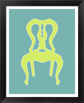 Framed Graphic Chair II Print