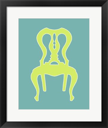 Framed Graphic Chair II Print