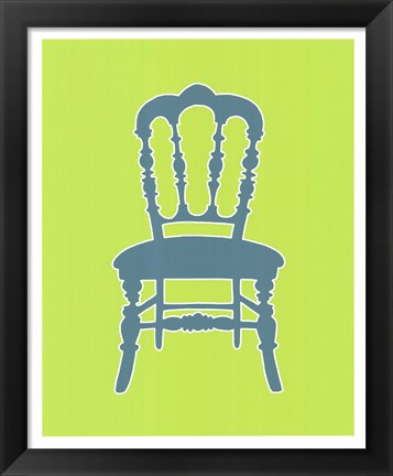 Framed Graphic Chair III Print