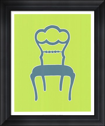 Framed Graphic Chair IV Print