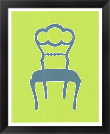 Framed Graphic Chair IV Print