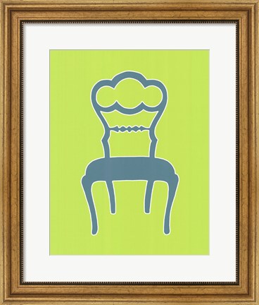 Framed Graphic Chair IV Print