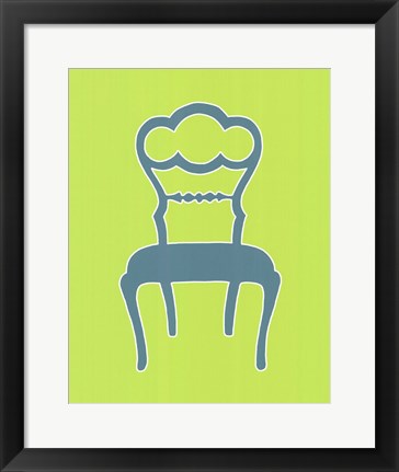 Framed Graphic Chair IV Print