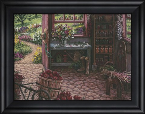 Framed Gardening Room Print