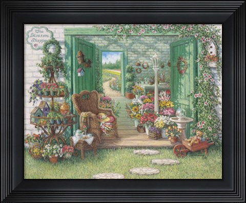 Framed Blossom Shoppe Print
