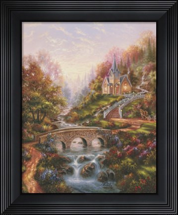 Framed Mountain Chapel Print