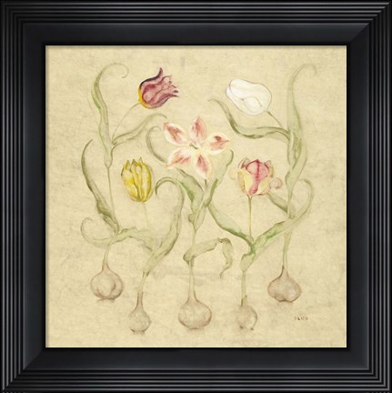 Framed Dancing Bulbs II Print