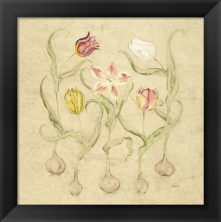 Framed Dancing Bulbs II Print