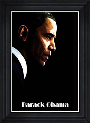 Framed Barack Obama Print