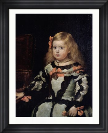 Framed L'infante Marguerite Print