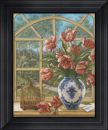 Framed Dragon Tulips Print