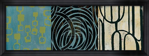 Framed Graphic Science II Print