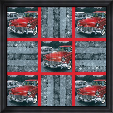 Framed Transporter Collage II Print