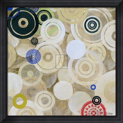 Framed Lots Of Spots II Print