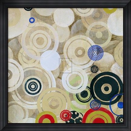 Framed Lots Of Spots IV Print