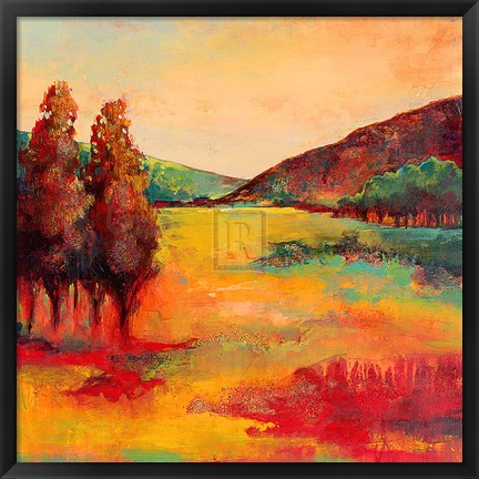 Framed Color Of Summer I Print