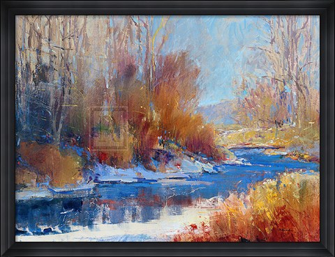 Framed Winterscene Print