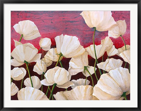 Framed Les Pavots Print
