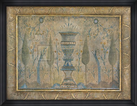 Framed Eastern Garden Print