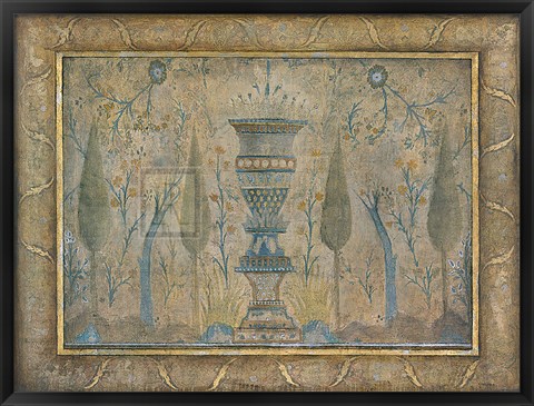 Framed Eastern Garden Print