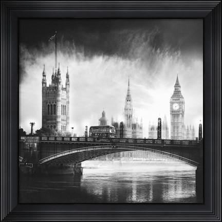 Framed Victoria Tower Print